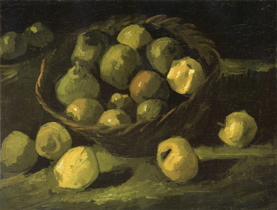 Still life with Basket of Apples (nn04)